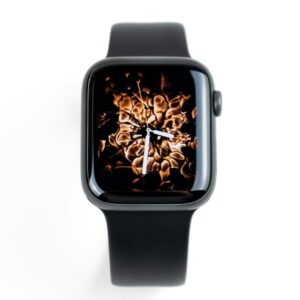 Black Dial Leather Strap